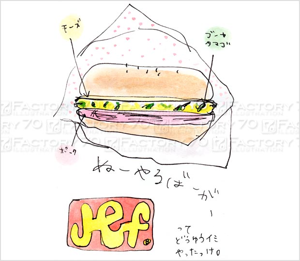 スケッチイラスト (沖縄旅行)