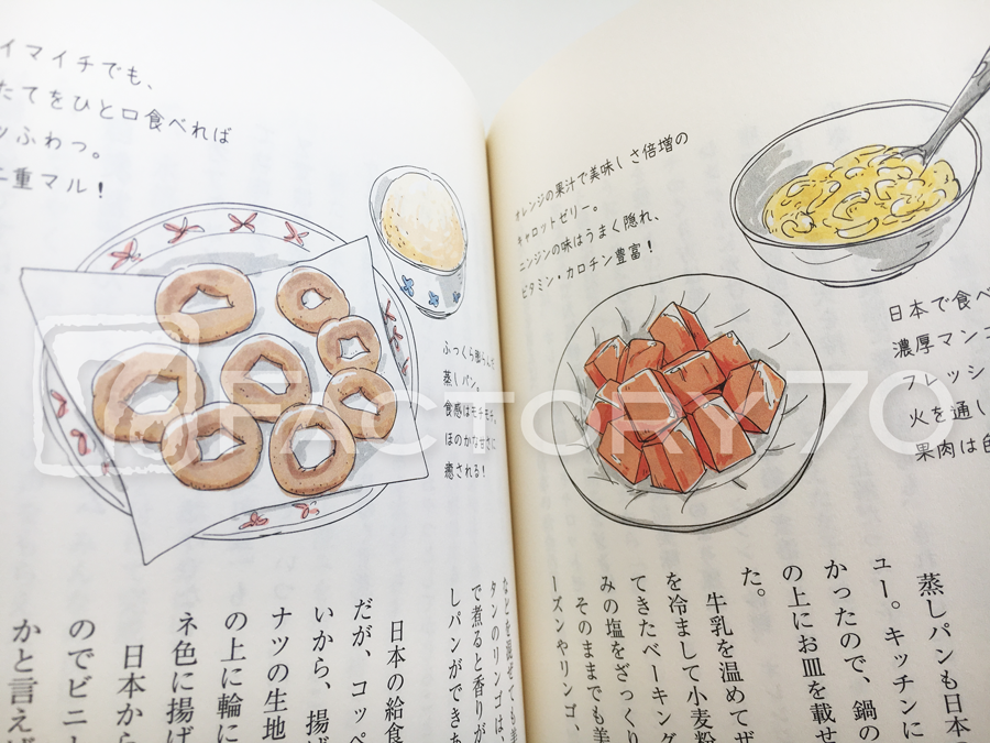 書籍用 料理イラスト制作例 ブータンの料理